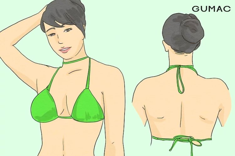 Thắt dây theo kiểu vòng cổ