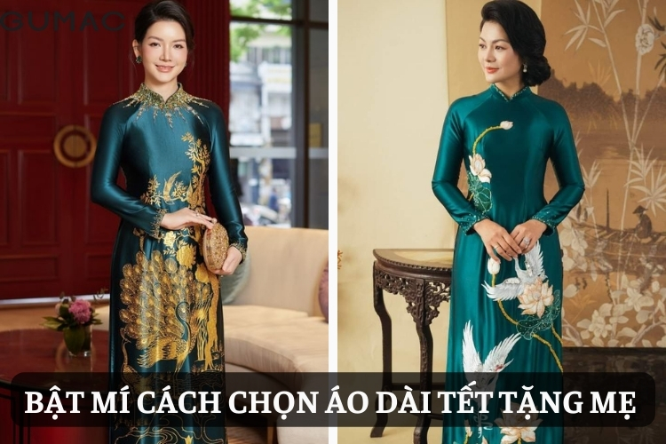 Bat mi cach chon ao dai Tet tang me vua nhu may do