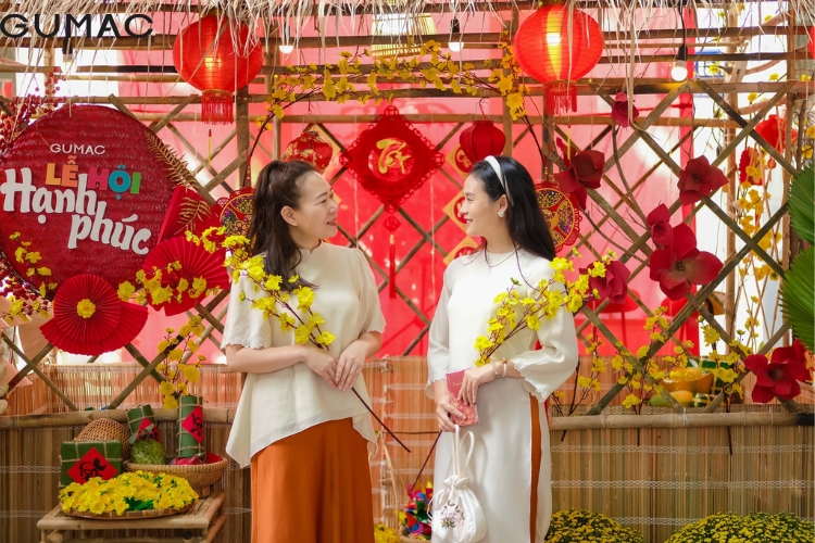 GUMAC dia chi mua ao dai Tet tang me chat luong
