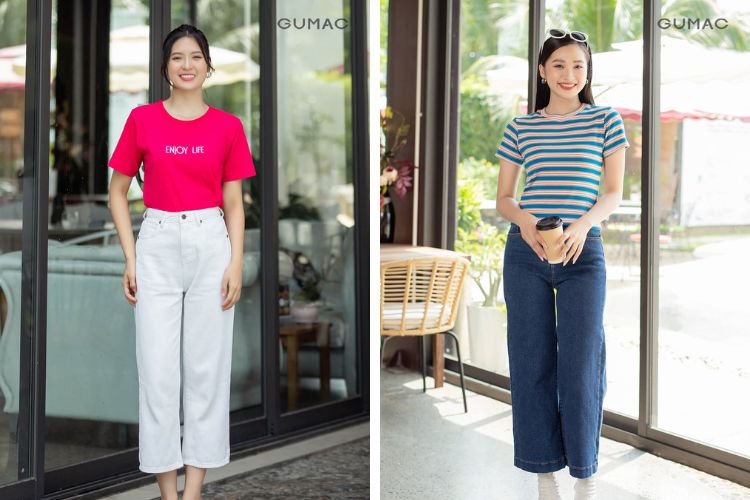 cách chọn quần jean cho người chân to