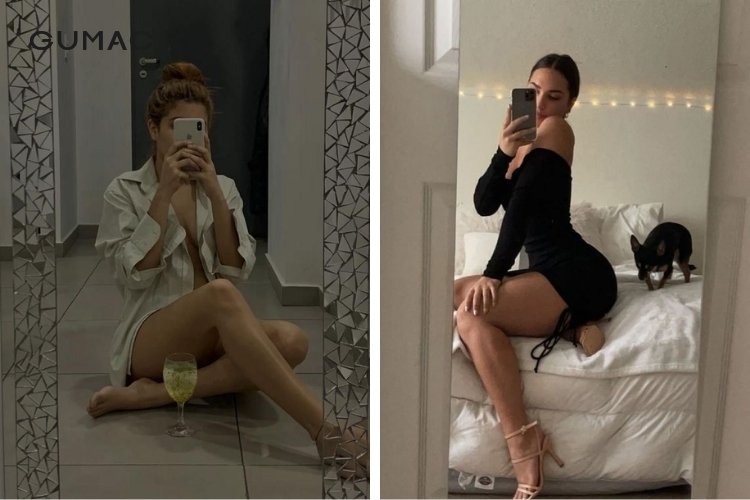 Chụp ảnh sexy trước gương