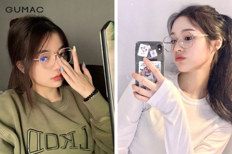 Chụp ảnh với phụ kiện mắt kính