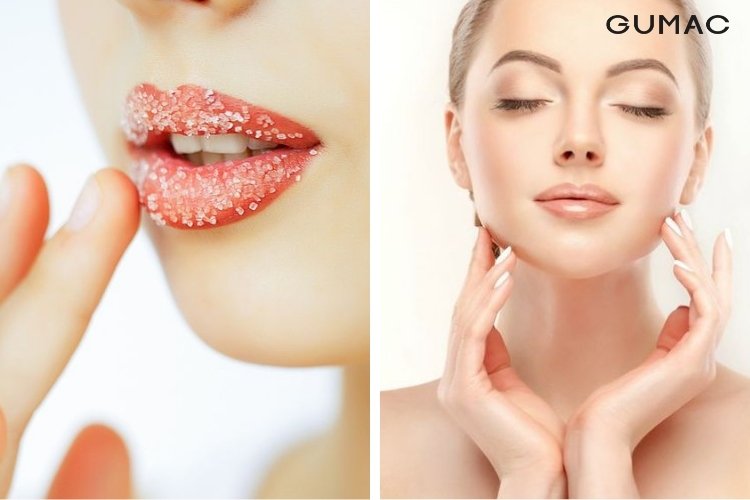 Tẩy tế bào chết cho môi