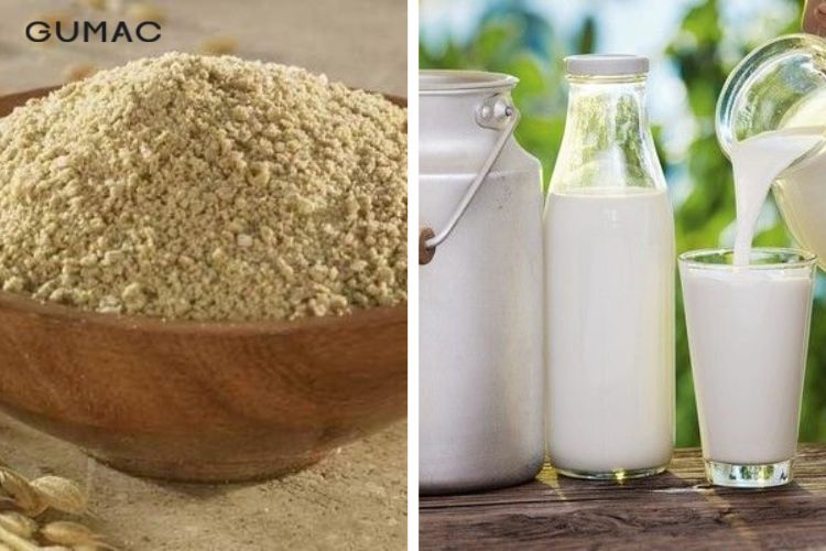 Cách làm chân trắng tại nhà từ bột cám gạo với sữa tươi không đường