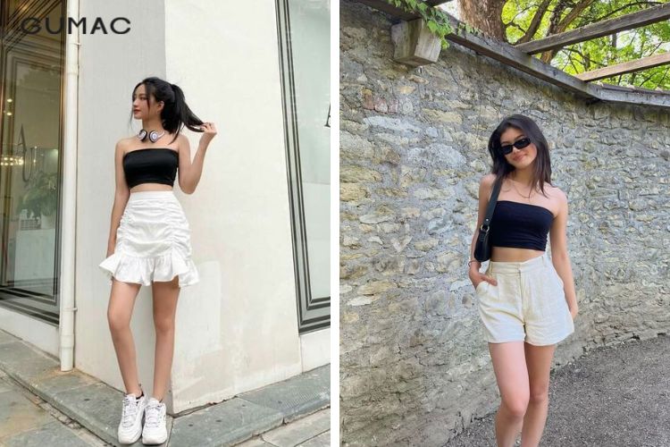 Cách mặc áo ống không bị tuột đơn giản nhất