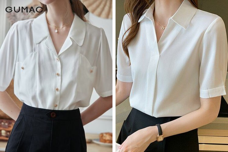 Áo sơ mi tay lỡ cực đẹp