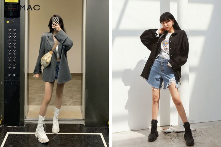 Cách phối đồ với boot cổ lửng đẹp