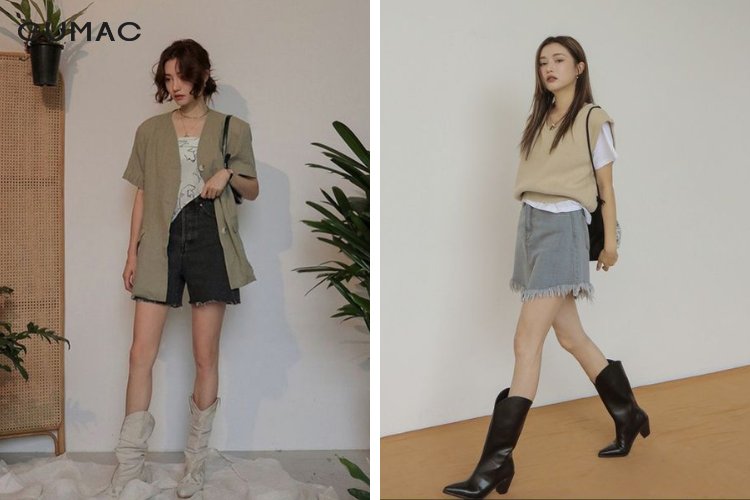 Những kiểu phối đồ với boot cổ lửng sành điệu chuẩn fashionista