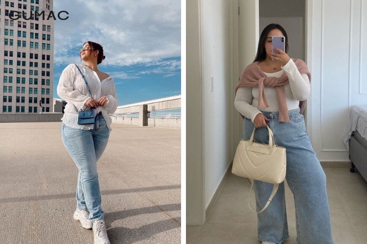 Những loại kiểu dáng quần jeans cho nữ béo