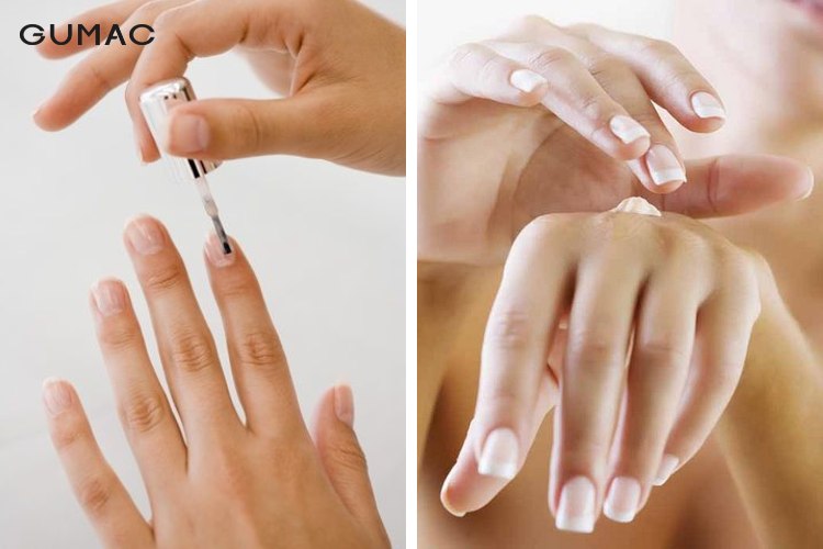 Cách để sơn móng tay không bị sọc và đều màu dùng sơn dưỡng