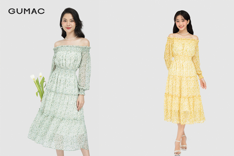 Váy xoè theo tầng