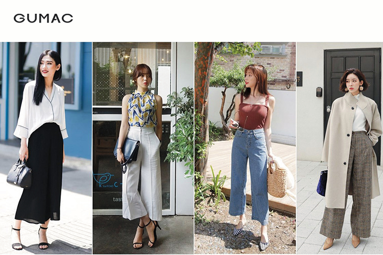 Phối quần ống suông với đa dạng item làm mới phong cách mỗi ngày