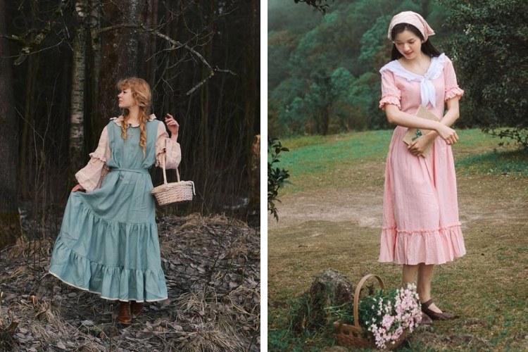Cottagecore fashion ngọt ngào