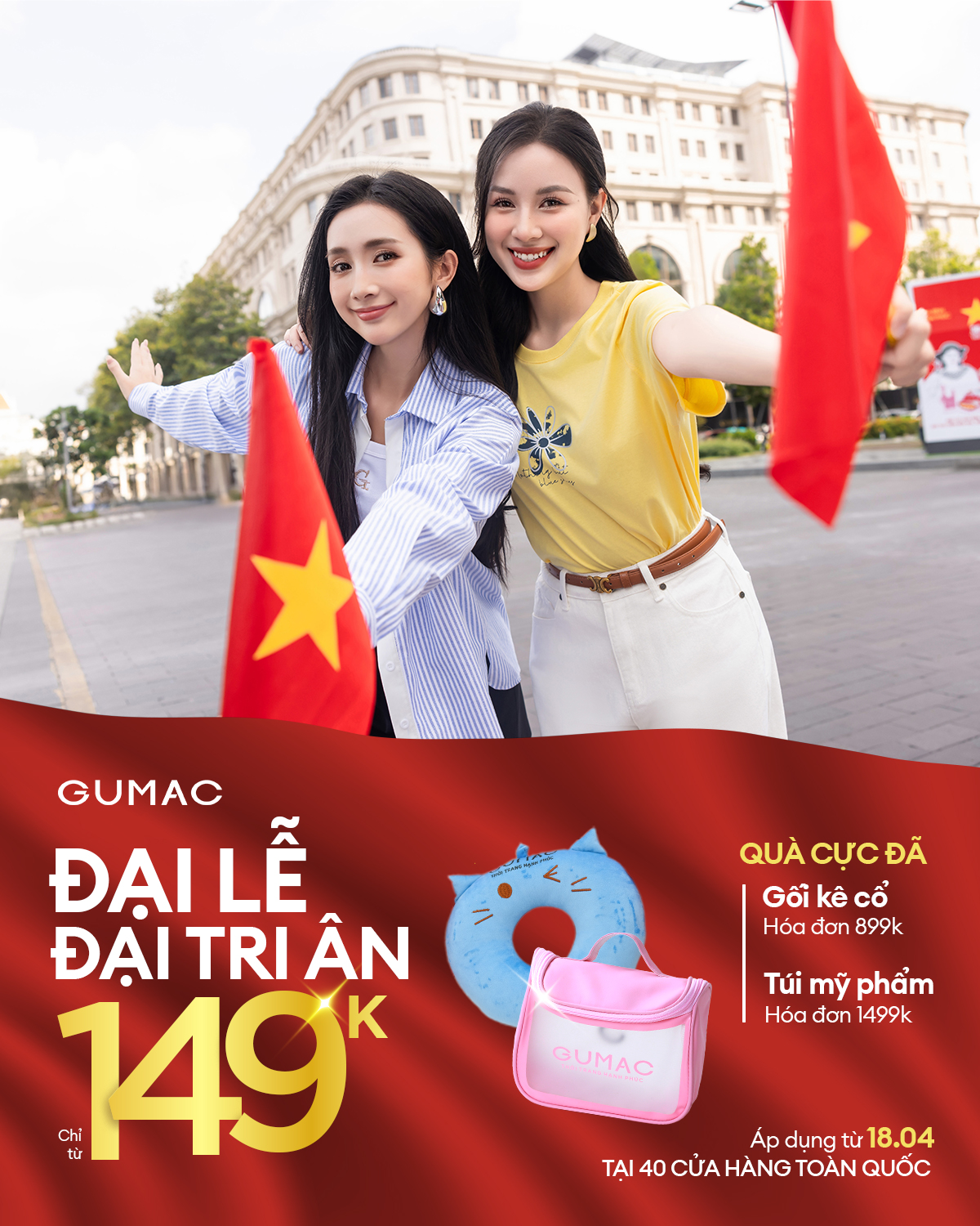 mung 50 nam thong nhat dat nuoc gumac tung deal dai tri an