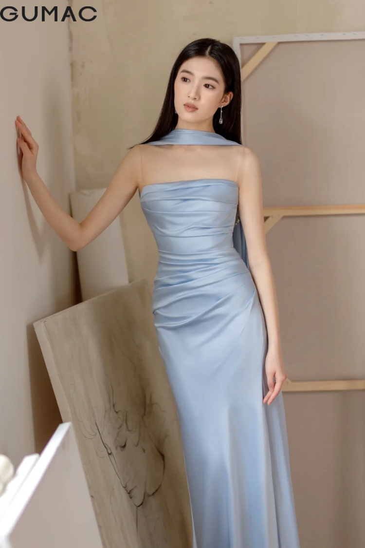 vay thiet ke da hoi mau xanh pastel
