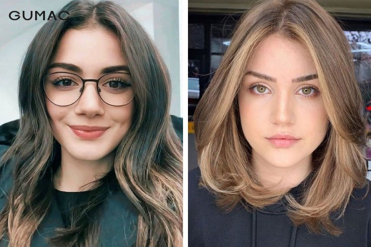 Tóc bob ngắn uốn cụp cho nữ gò má cao