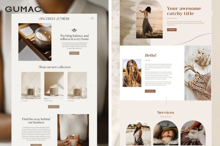 Ý nghĩa thiết kế web và in ấn màu ivory