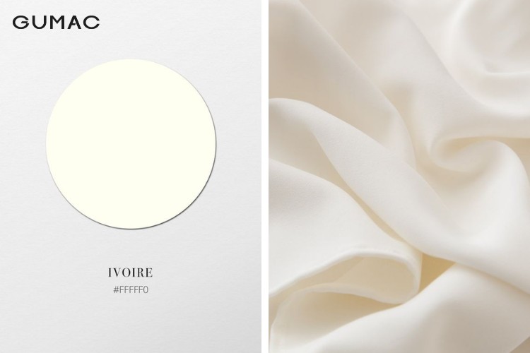 Mã hex của gam màu ngà ivory