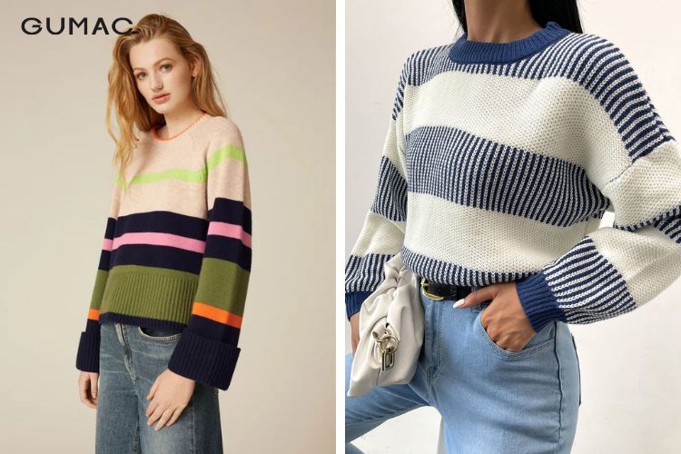 Áo jumper cổ tròn