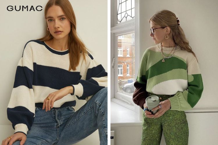 Top 8 kiểu áo jumper phổ biến hiện nay