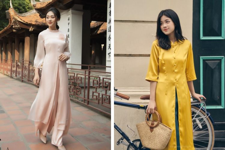 Áo dài xẻ tà&nbsp;
