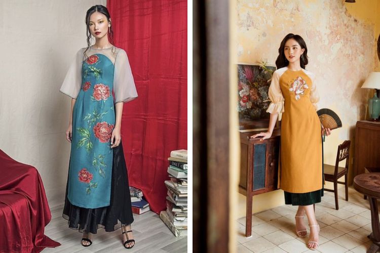 những cách phối đồ cùng áo dài