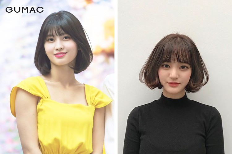 Kiểu tóc dành cho học sinh ngắn bob cùng mái thưa
