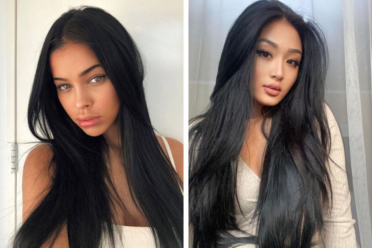 những kiểu tóc đen trẻ trung hack tuổi hot nhất
