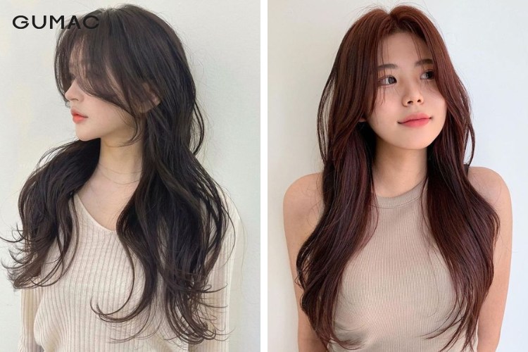 Tóc đi tiệc uốn xoăn sóng xõa lơi