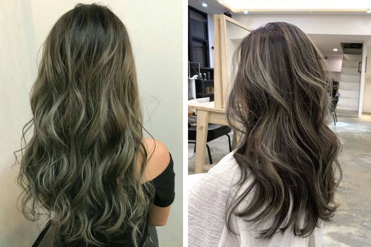 Nâu rêu highlight