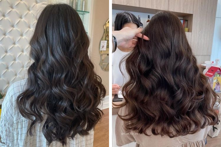  Kiểu tóc uốn bồng bềnh