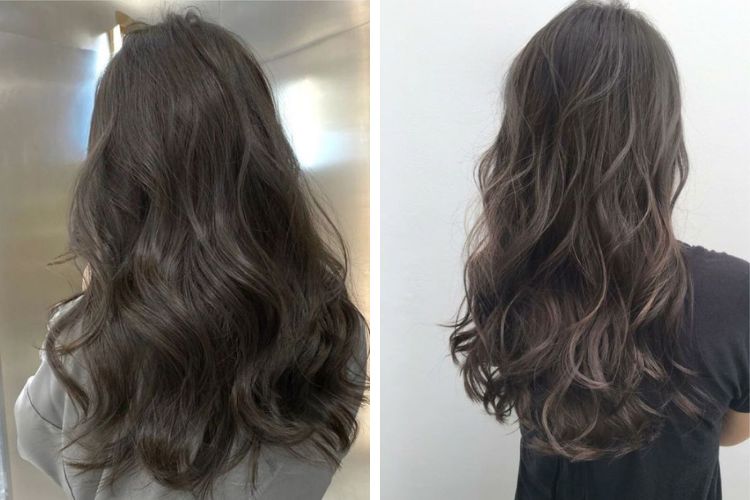 Kiểu tóc uốn gợn sóng nhẹ
