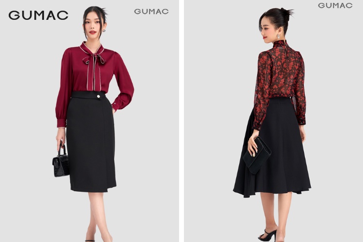 Chân váy tạo nên phong cách nữ tuổi 37