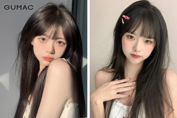 Tóc mái thưa style Hàn Quốc