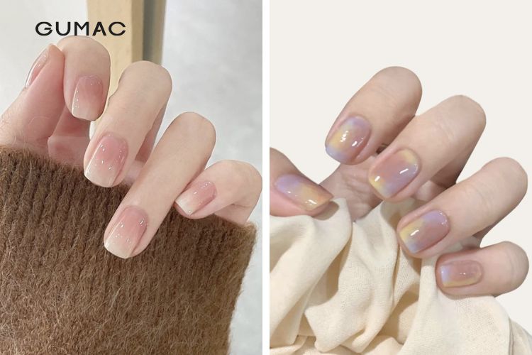Mẫu nail ombre sành điệu cho nữ trung tuổi&nbsp;