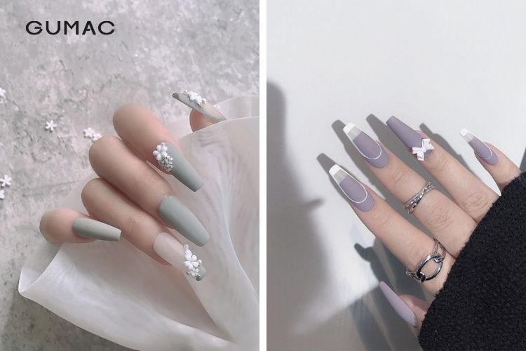 Nail đơn sắc style châu Âu thanh lịch