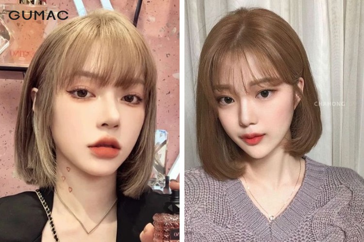 Chọn màu nâu vàng cho tóc ngắn&nbsp;