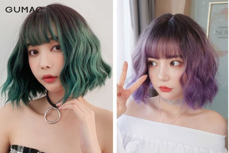 Phối màu ombre cho nàng tóc ngắn sành điệu