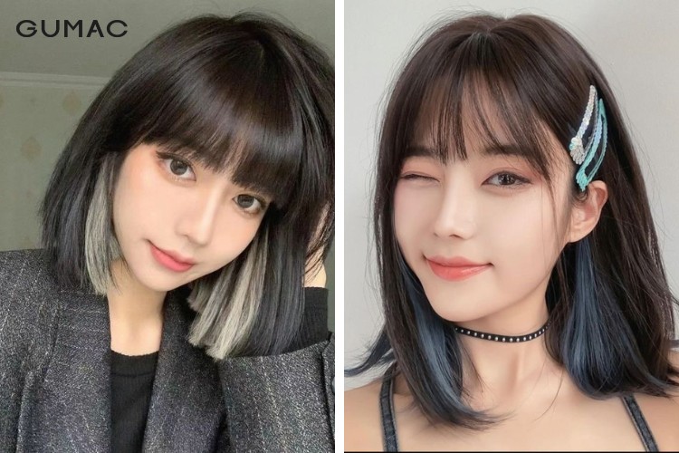 Nhuộm highlight cho tóc ngắn cá tính