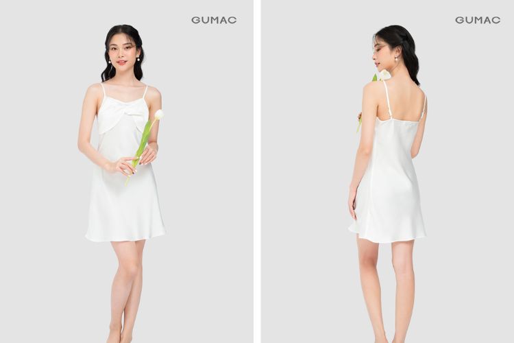 Váy 2 dây bản to suông