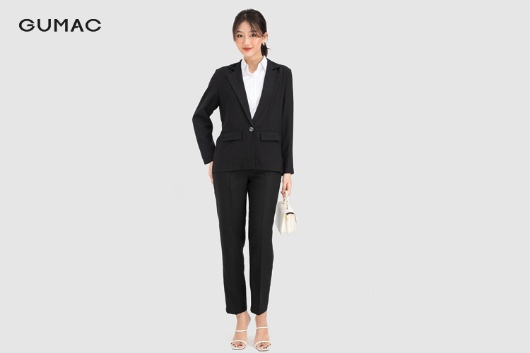 Mix áo blazer với áo sơ mi