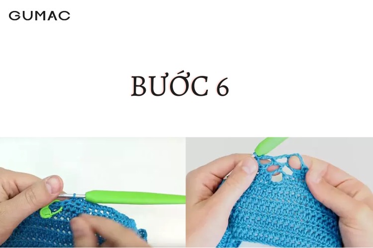 Bước 6 móc áo croptop