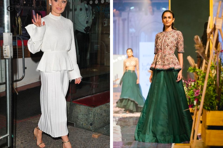 Áo/đầm dáng peplum