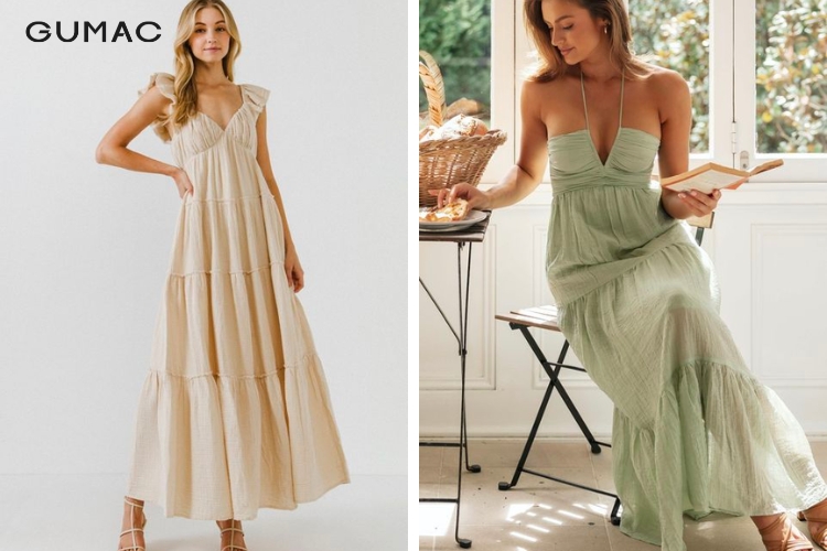 Váy Maxi giúp nàng dịu dàng và mềm mại hơn