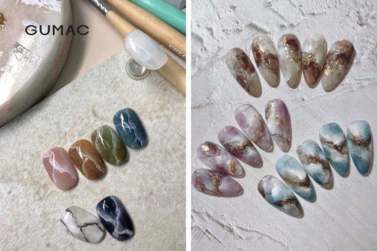 Hoạ tiết vân đá dễ thực hiện