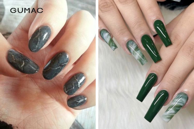Kiểu móng vân đá cẩm thạch