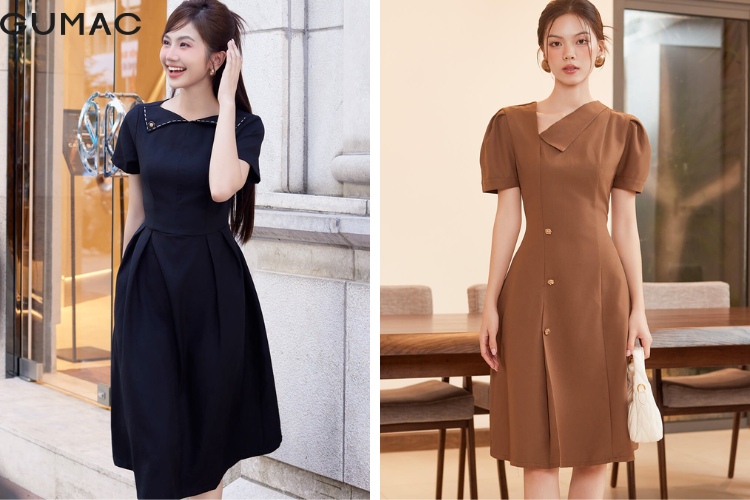 Đầm chữ A che mọi khuyết điểm