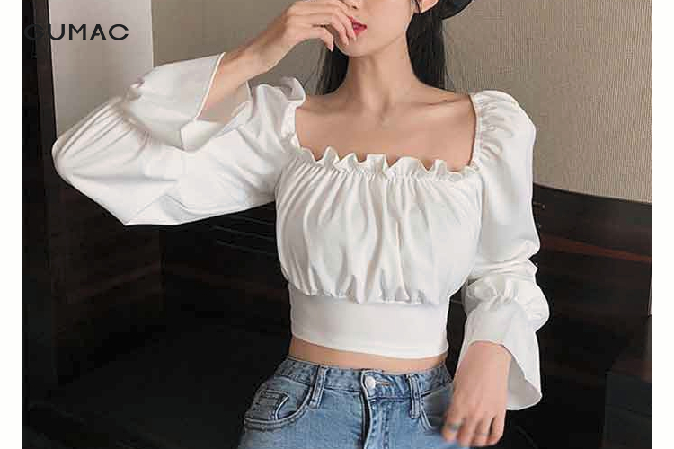 ao croptop dang tay dai