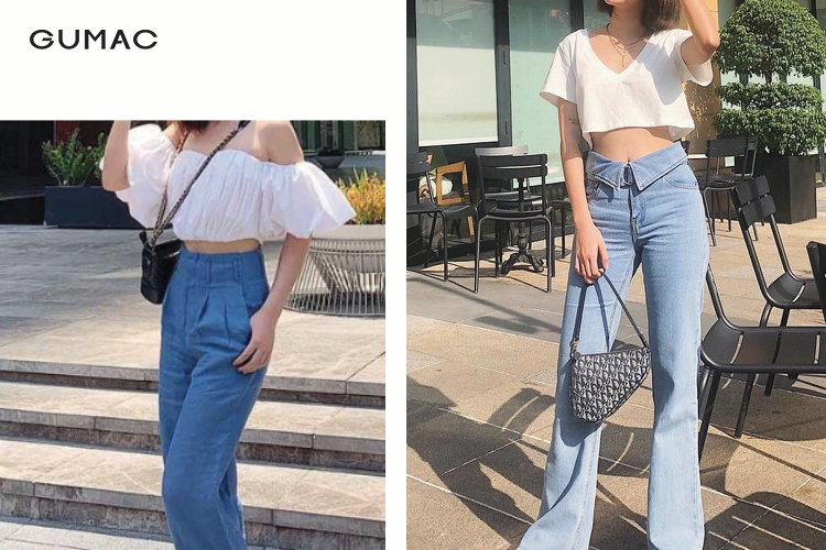 phoi ao croptop cong so cung quan thiet ke cap cao