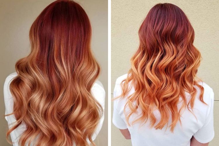 Nhuộm tóc balayage Crimsorn Coppe